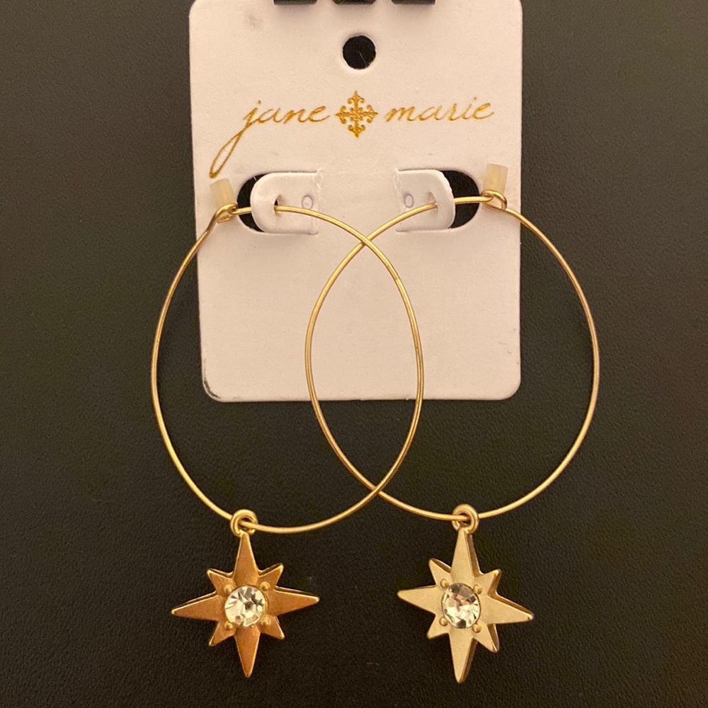 Jane Marie Gold Hoop Earring
